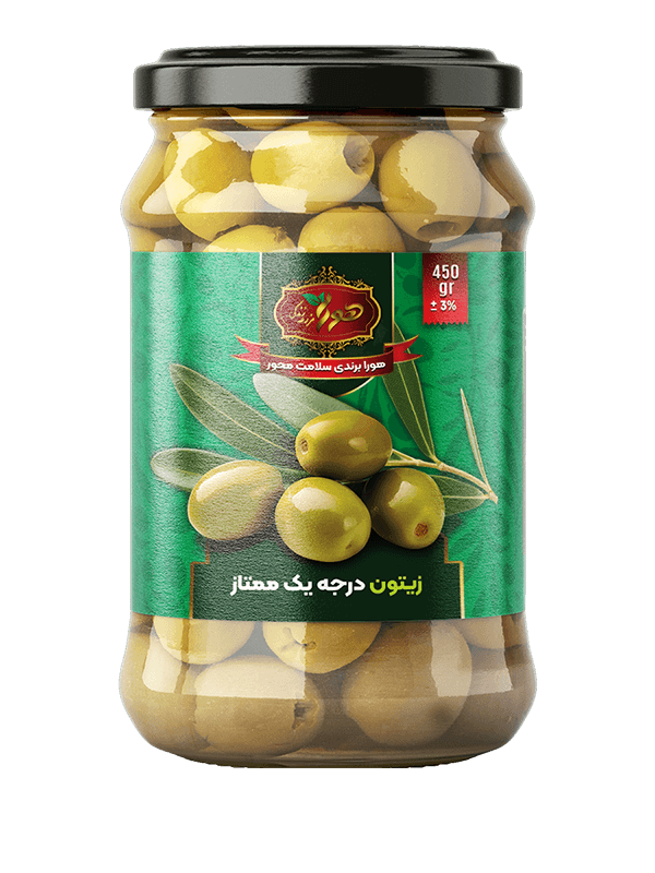 زیتون هورا "باهسته" اعلا ۵۰۰ گرمی