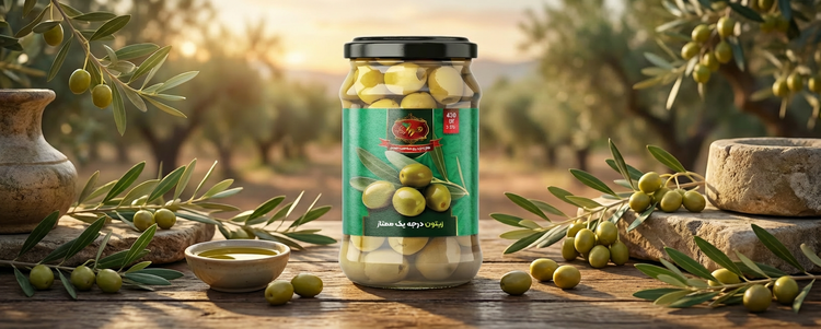 زیتون هورا "باهسته" اعلا ۵۰۰ گرمی